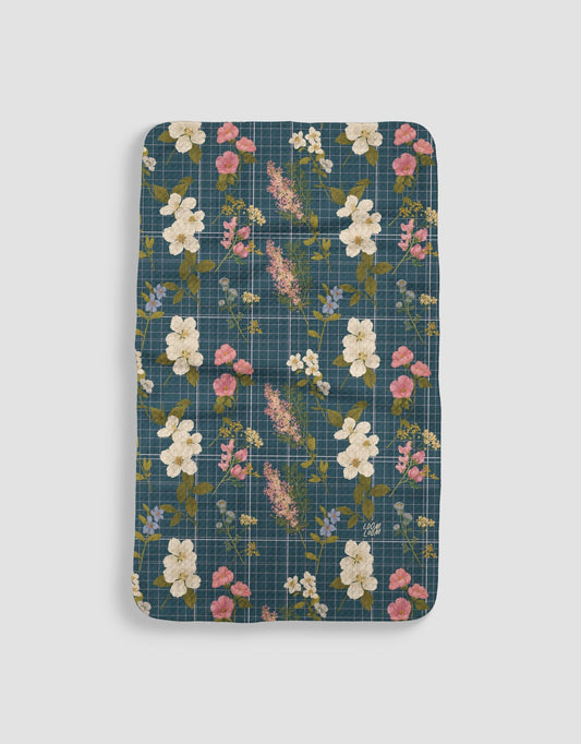 Grid Lines Floral - Loom Loom