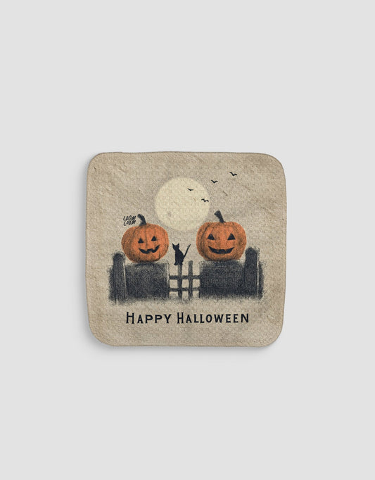 Happy Halloween Dishcloth - Loom Loom