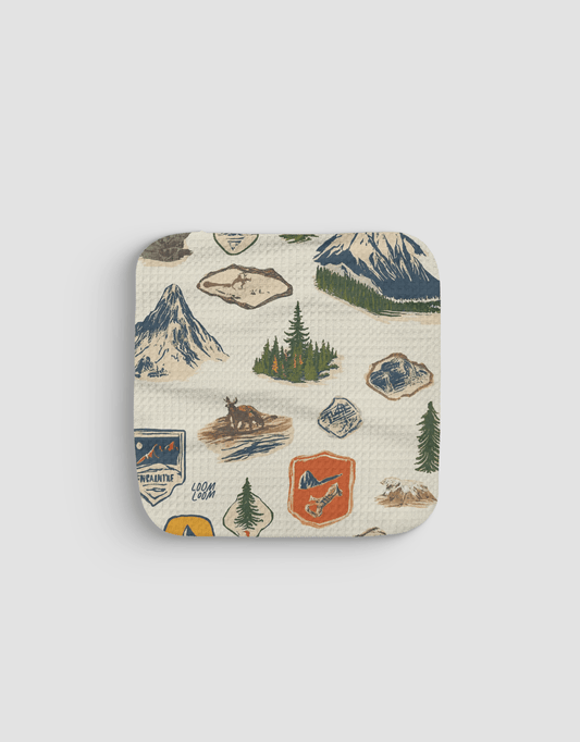 Hiking Badges Dishcloth - Loom Loom