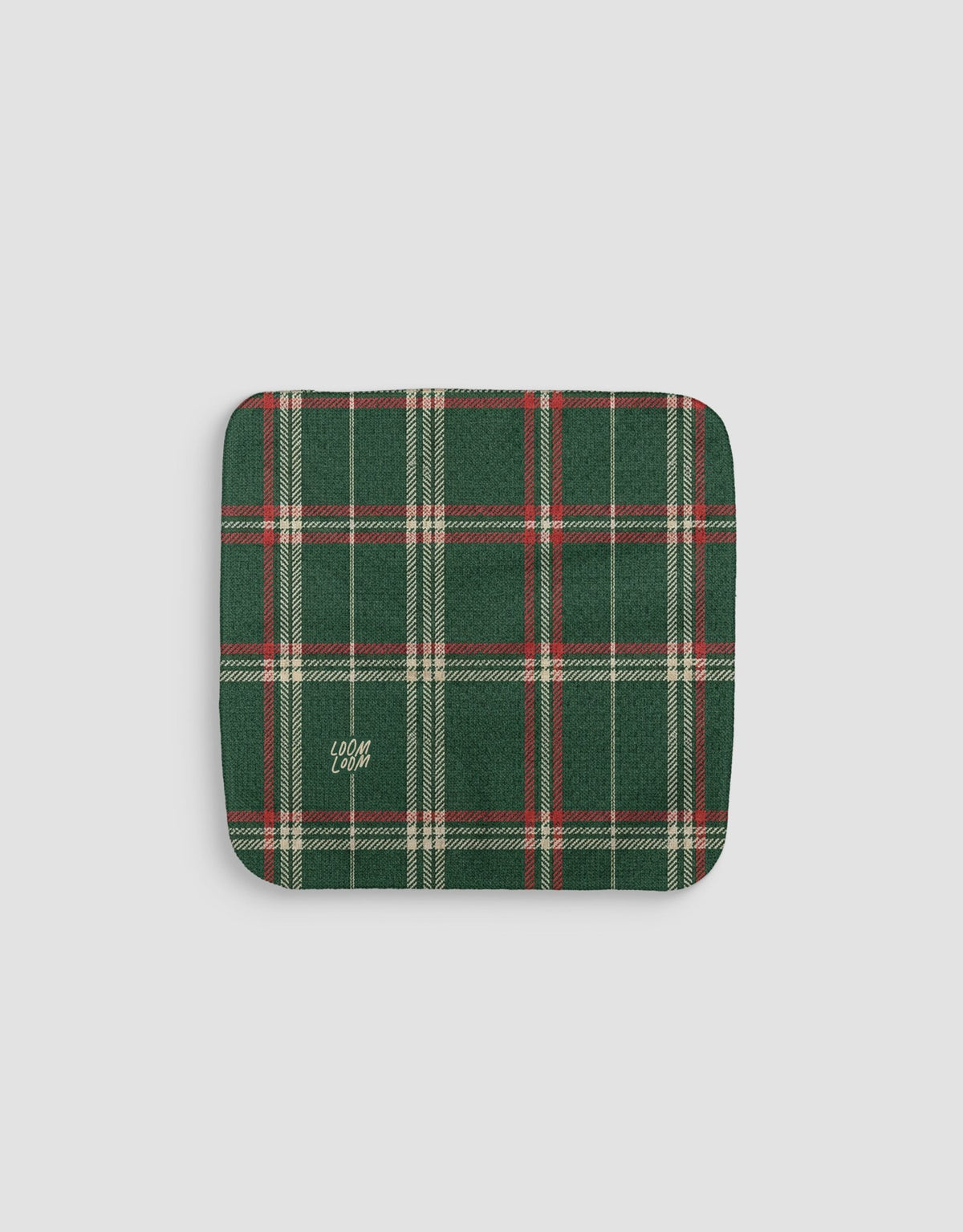 Holiday Plaid Dishcloth - Loom Loom