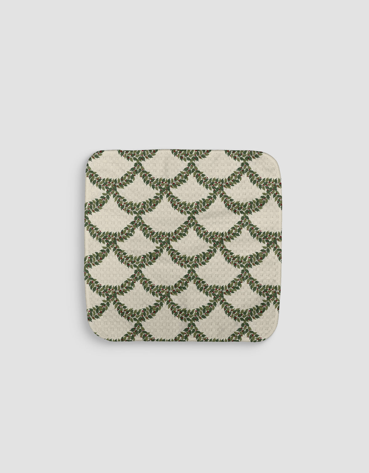 Holiday Leaves Dishcloth