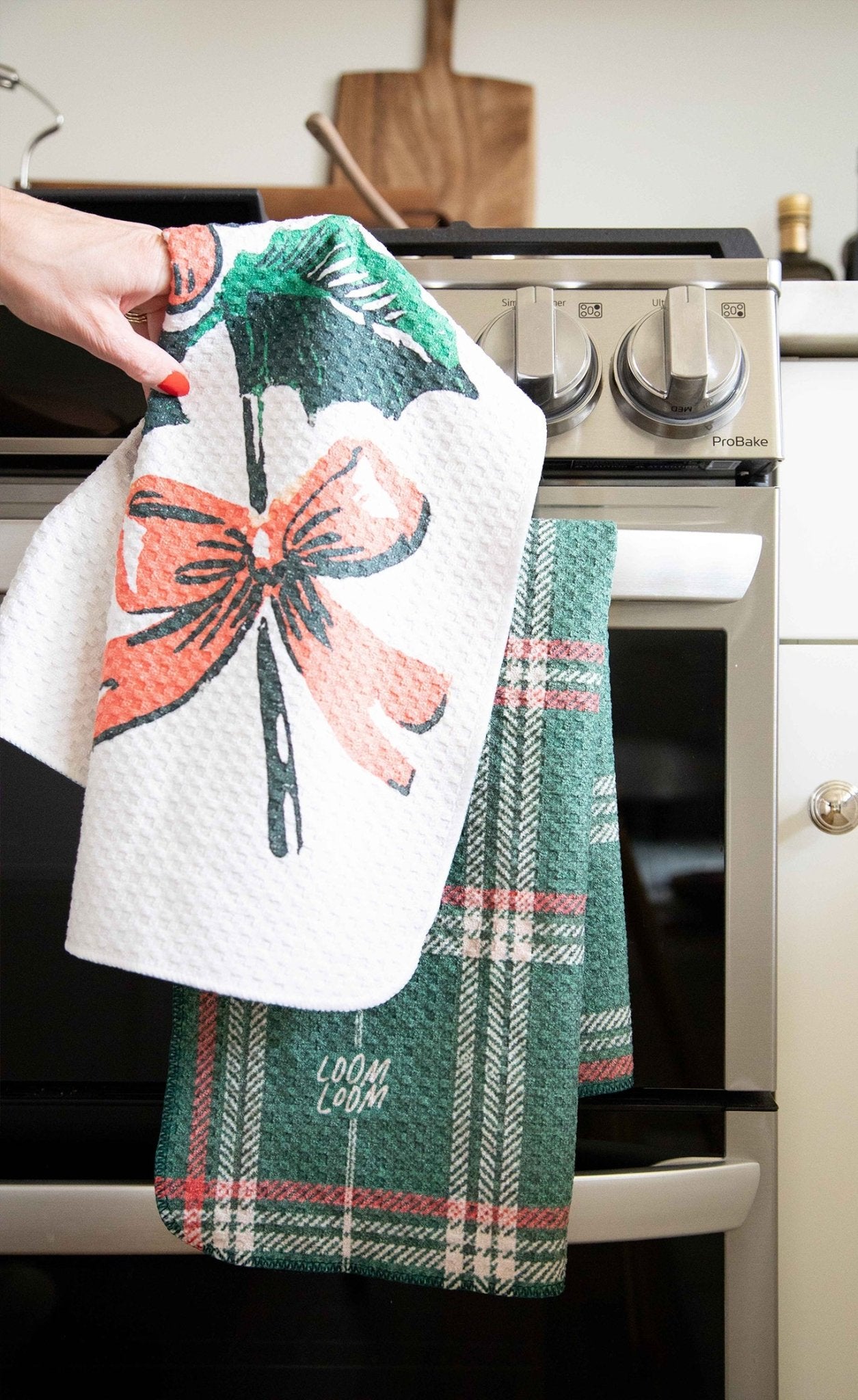 Holly Plaid Reversible - Loom Loom
