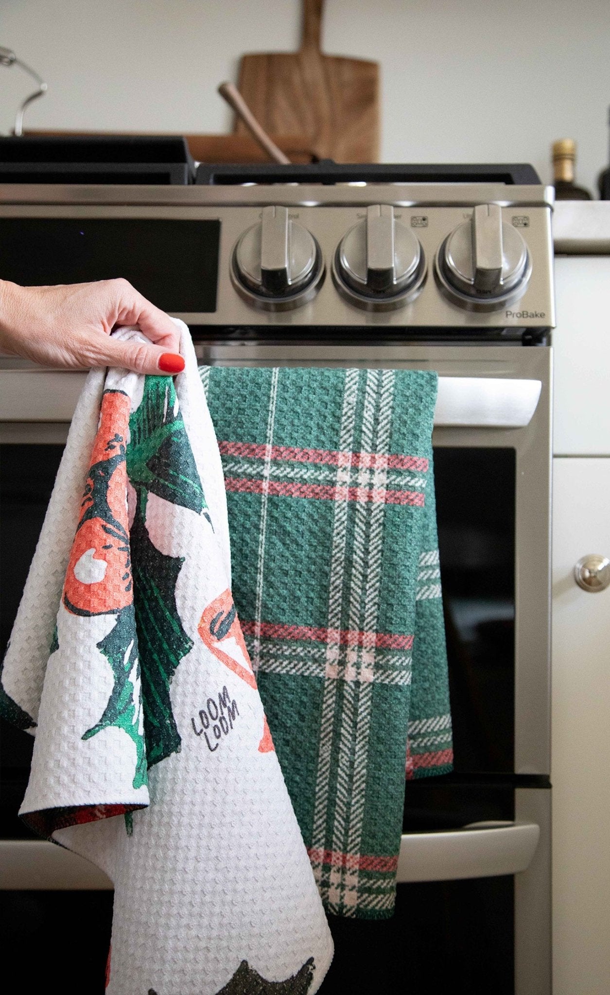 Holly Plaid Reversible - Loom Loom