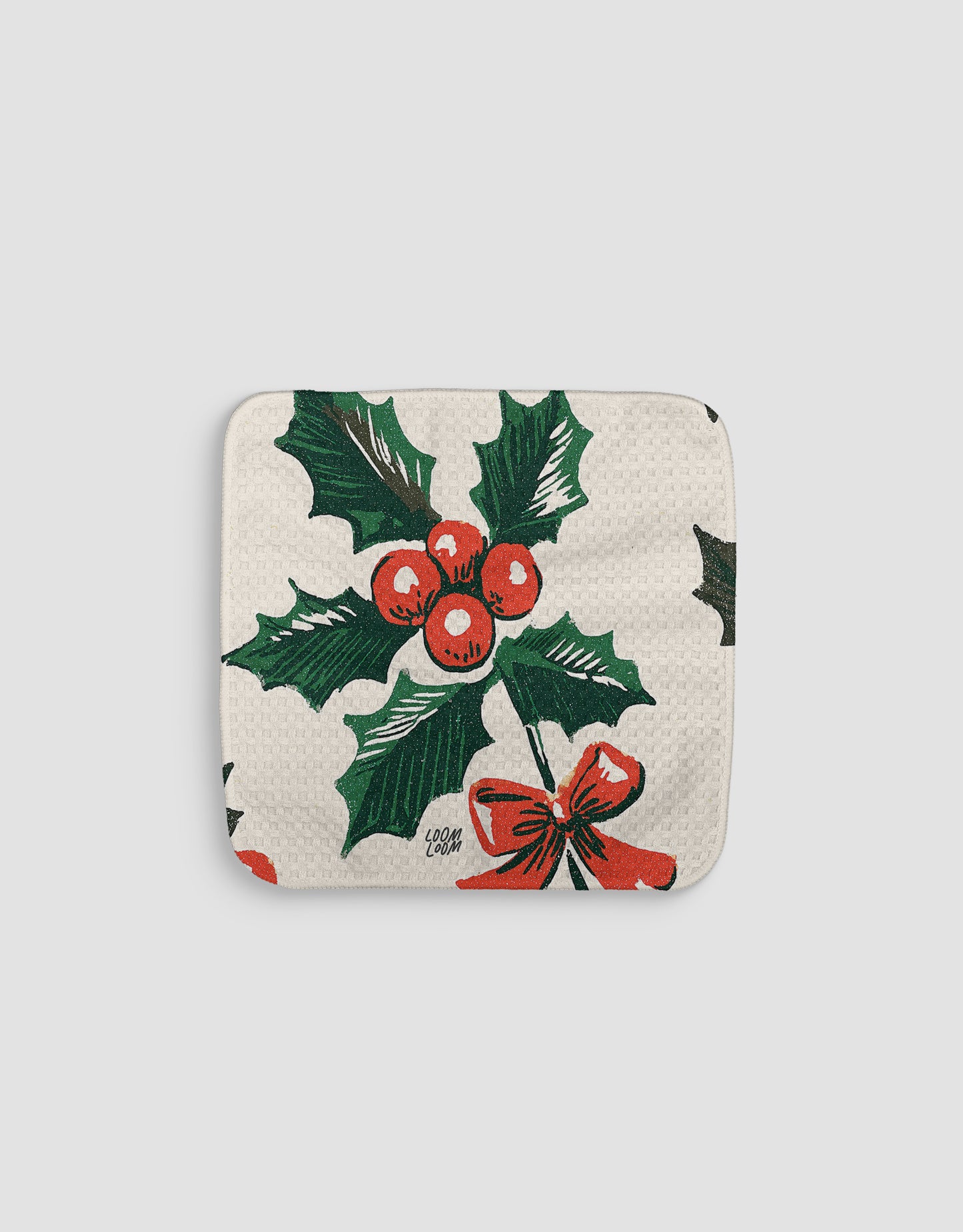 Holly Dishcloth