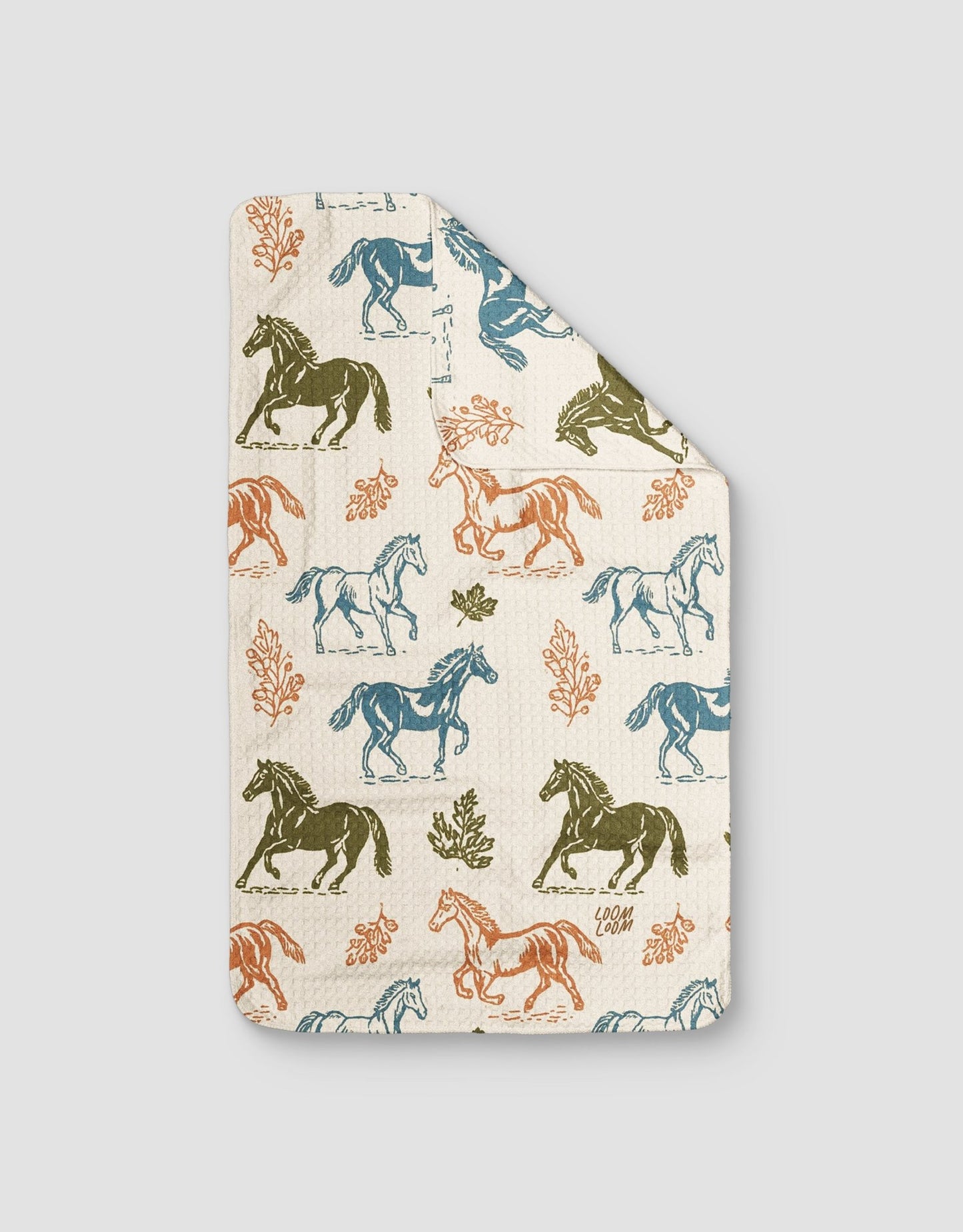 Horses & Leaves - Loom Loom