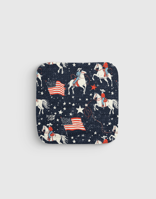 Lassos & Flags Dishcloth - Loom Loom