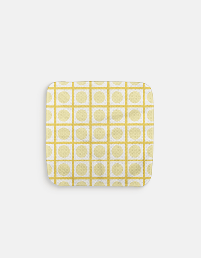 Lemon Tile Dishcloth - Loom Loom