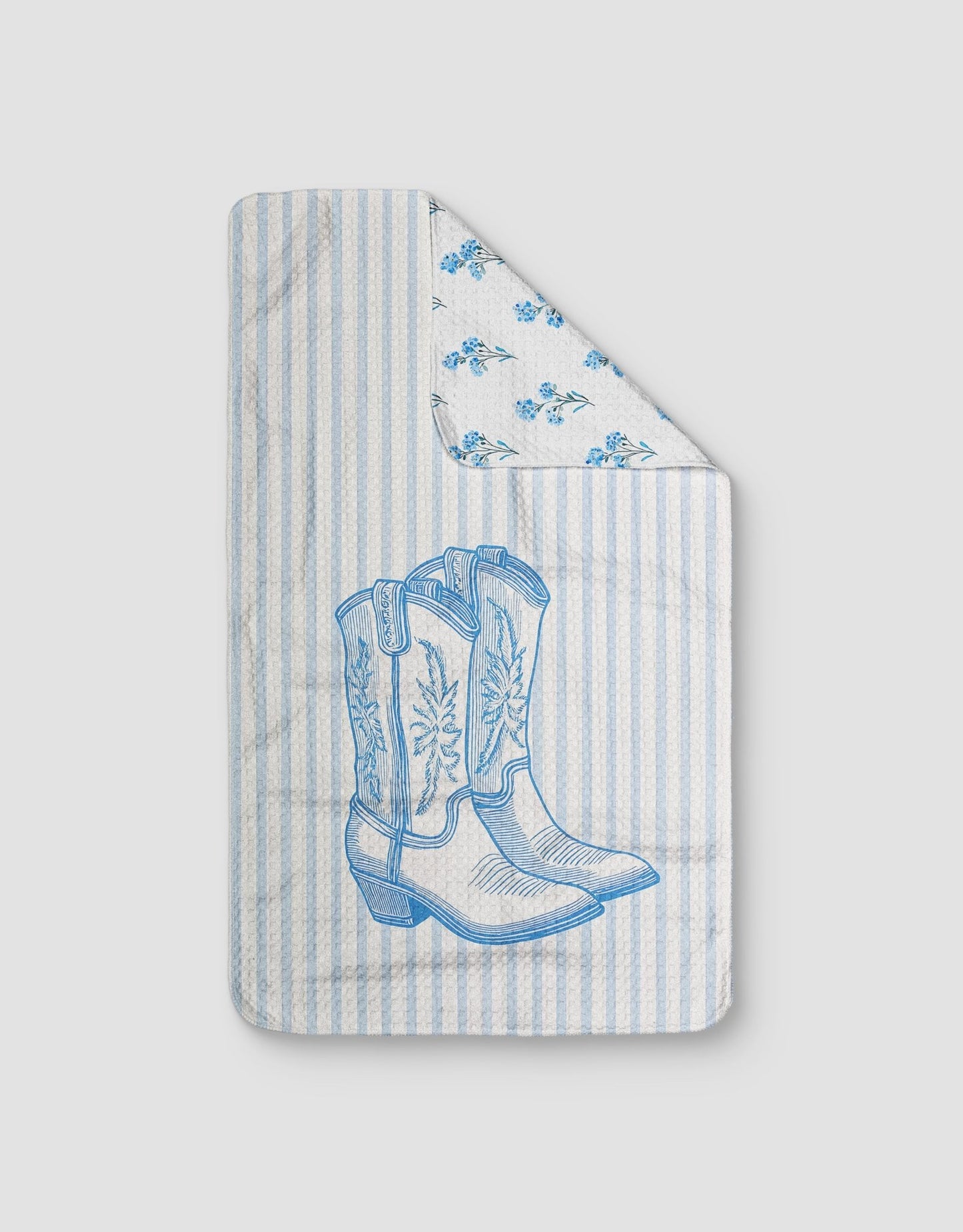 Light Blue Boots Reversible - Loom Loom