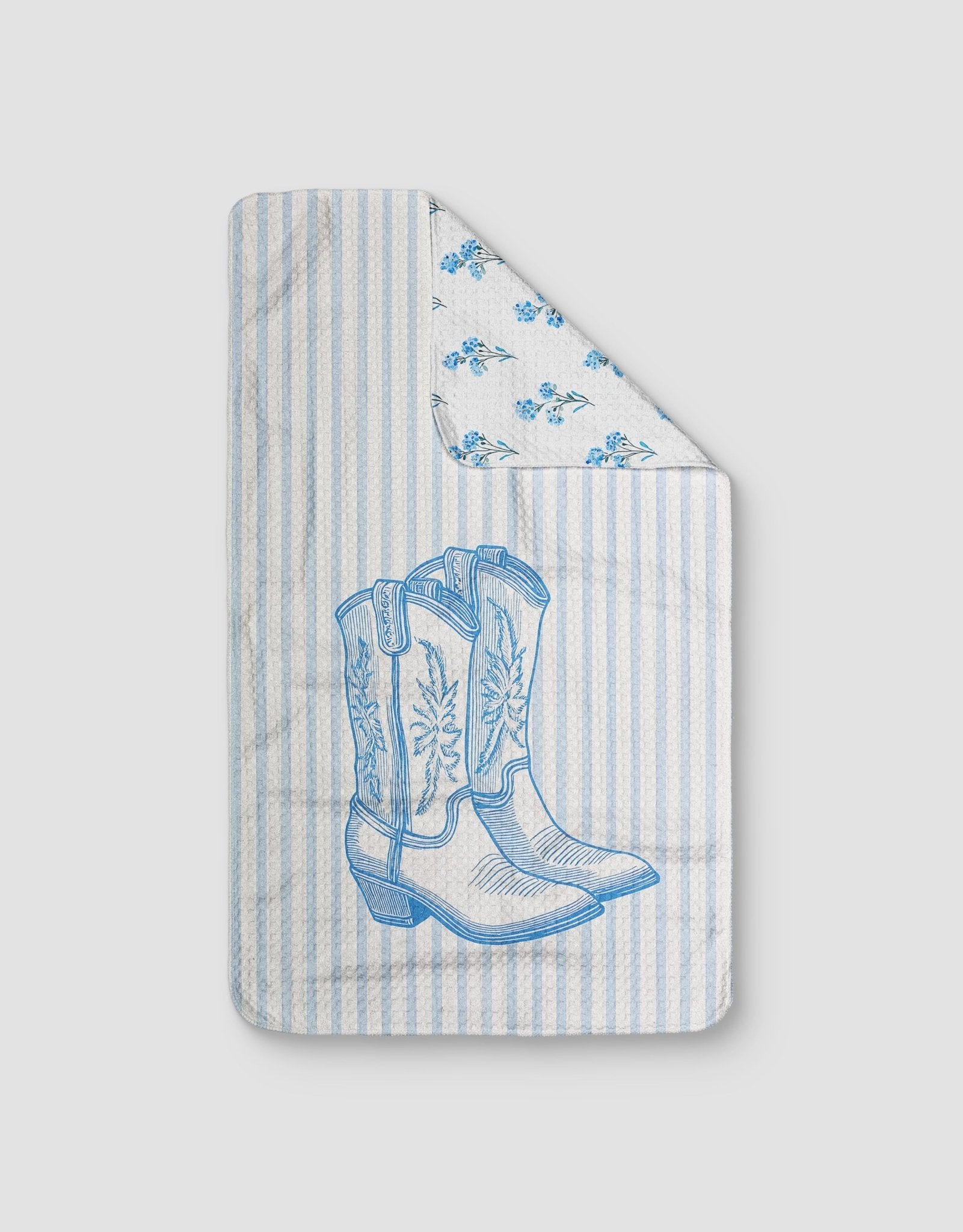 Light Blue Boots Reversible - Loom Loom