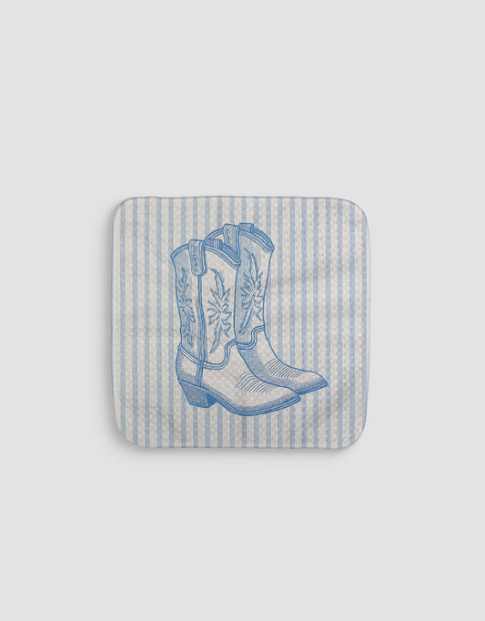 Striped Boots Dishcloth