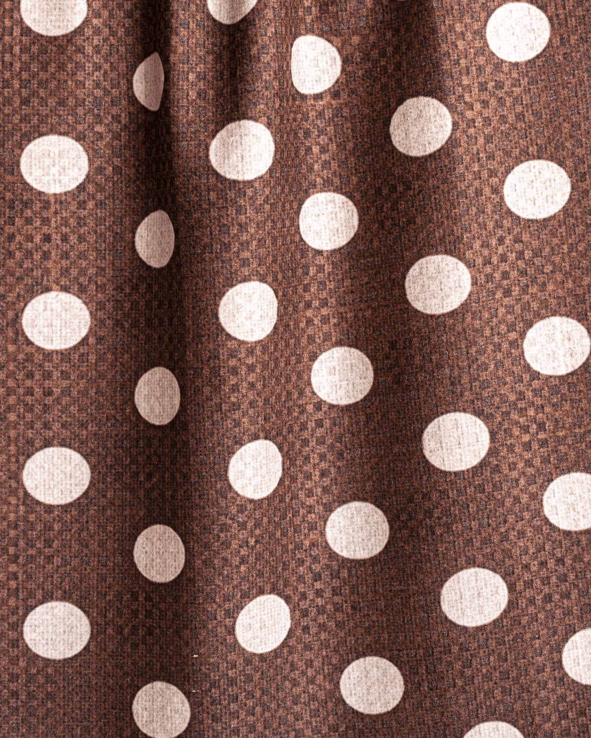Linen Brown Polka Dots Reversible - Loom Loom