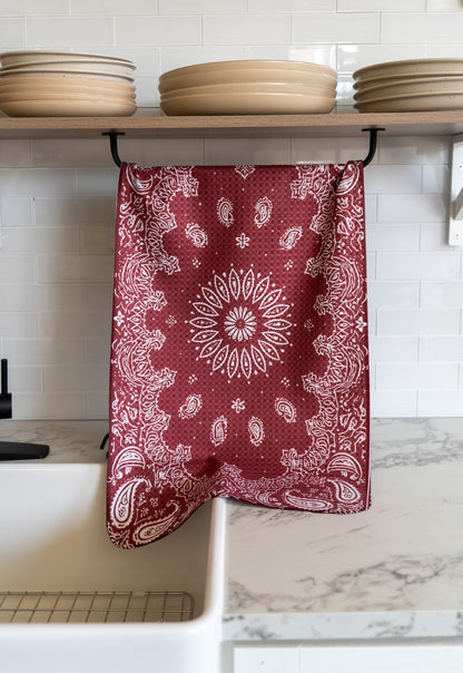 Maroon Bandana - Loom Loom