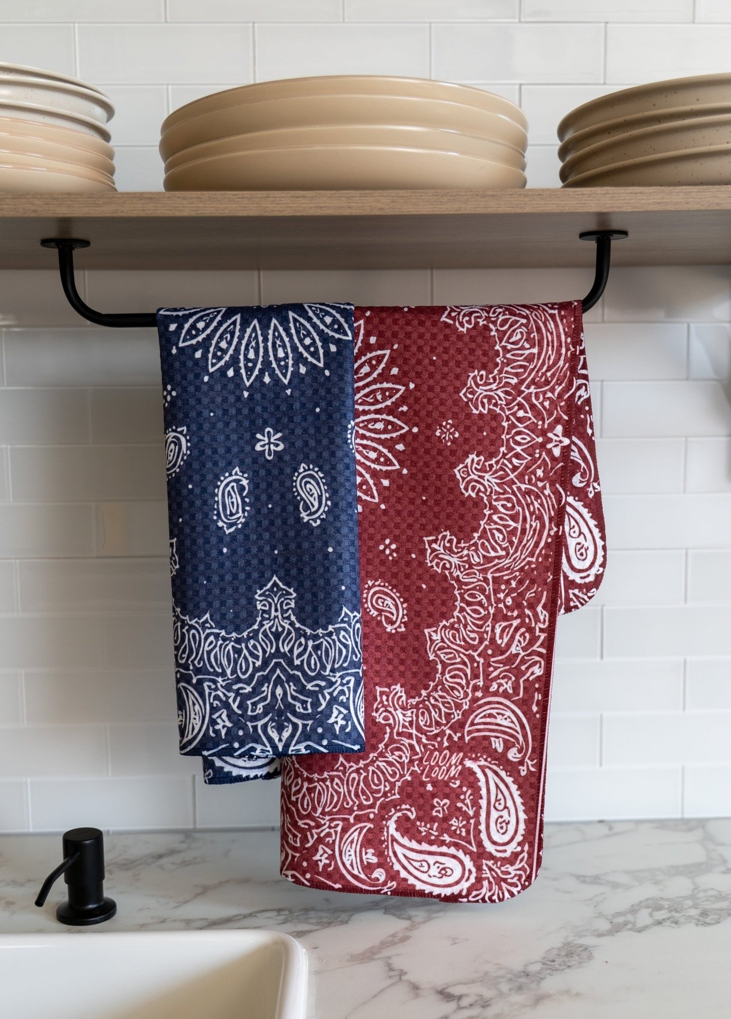 Maroon Bandana - Loom Loom