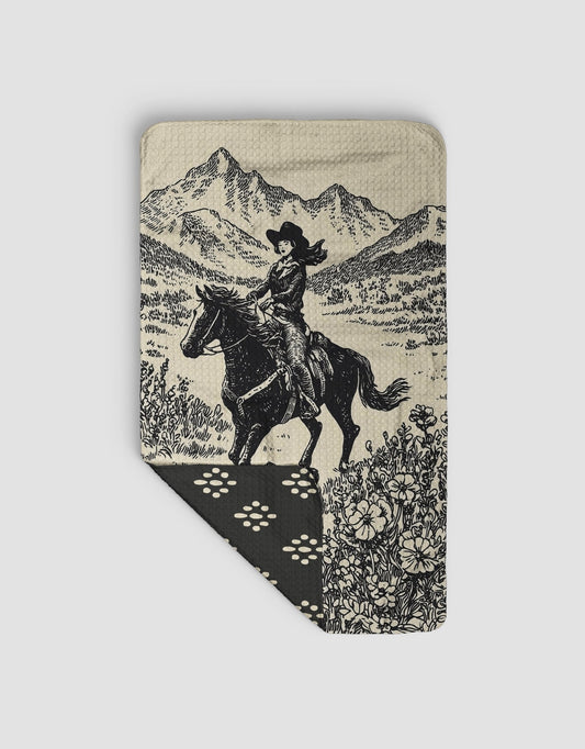 Meadow Cowgirl Dot Diamond Reversible - Loom Loom