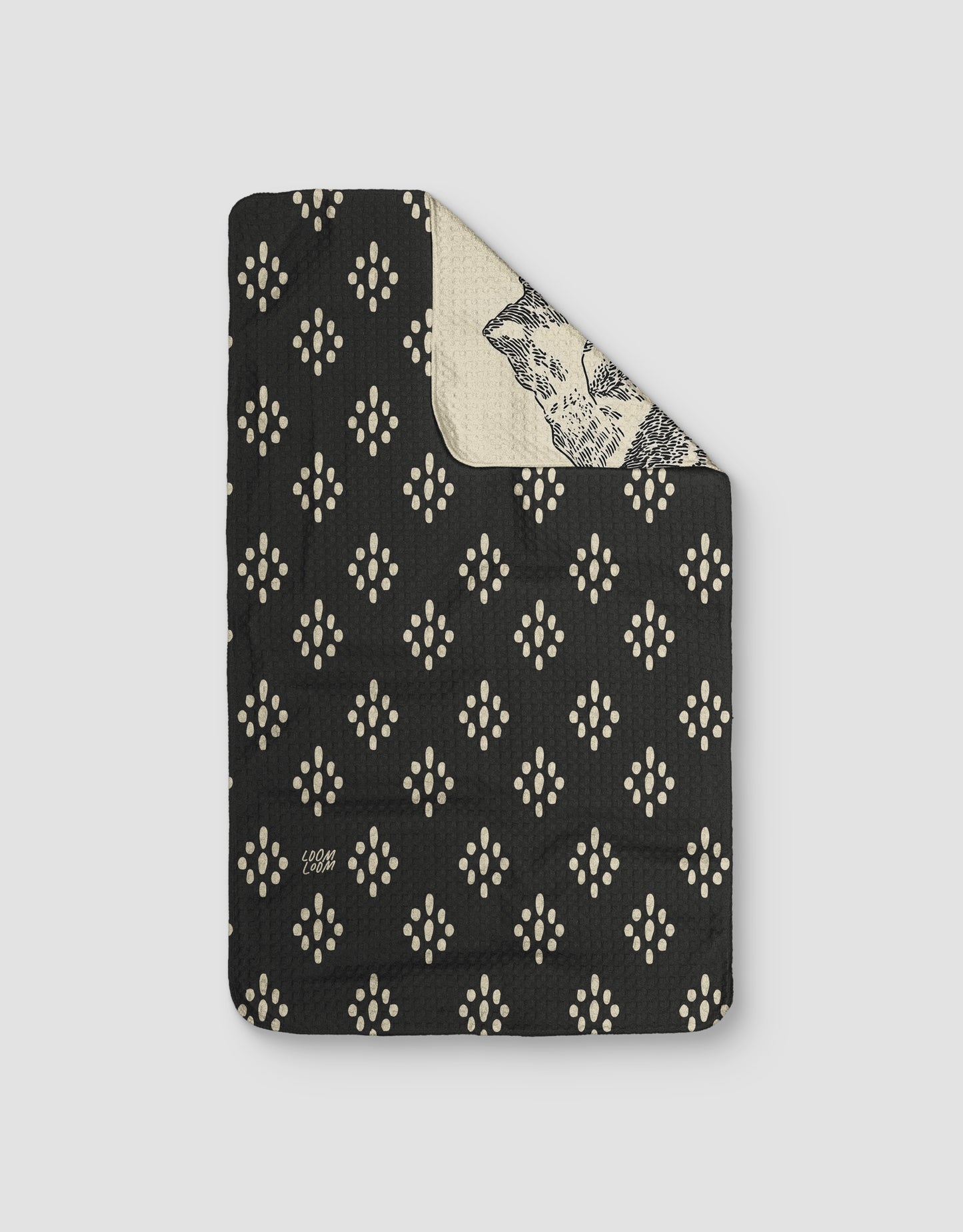 Meadow Cowgirl Dot Diamond Reversible