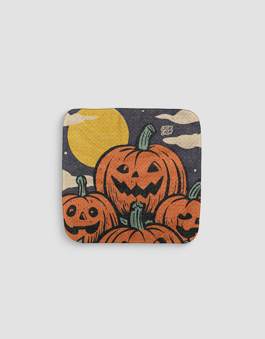 Midnight Pumpkins Dishcloth - Loom Loom
