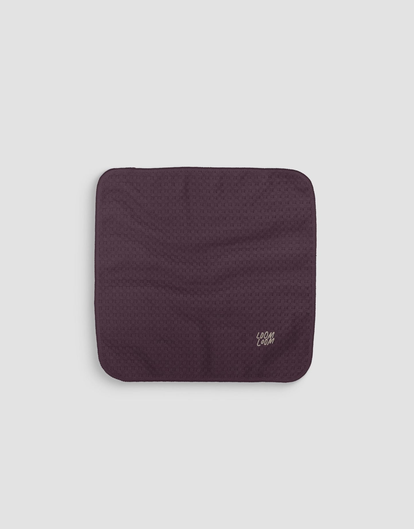 Muted Burgundy Dishcloth - Loom Loom