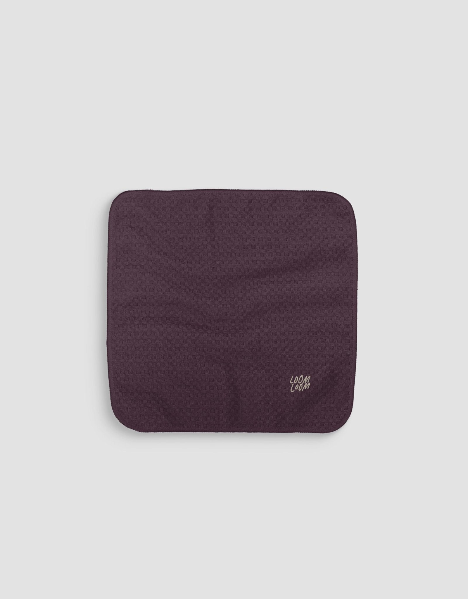 Muted Burgundy Dishcloth - Loom Loom