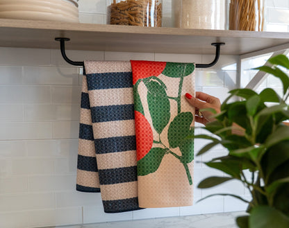 Navy Horizontal Stripes - Loom Loom