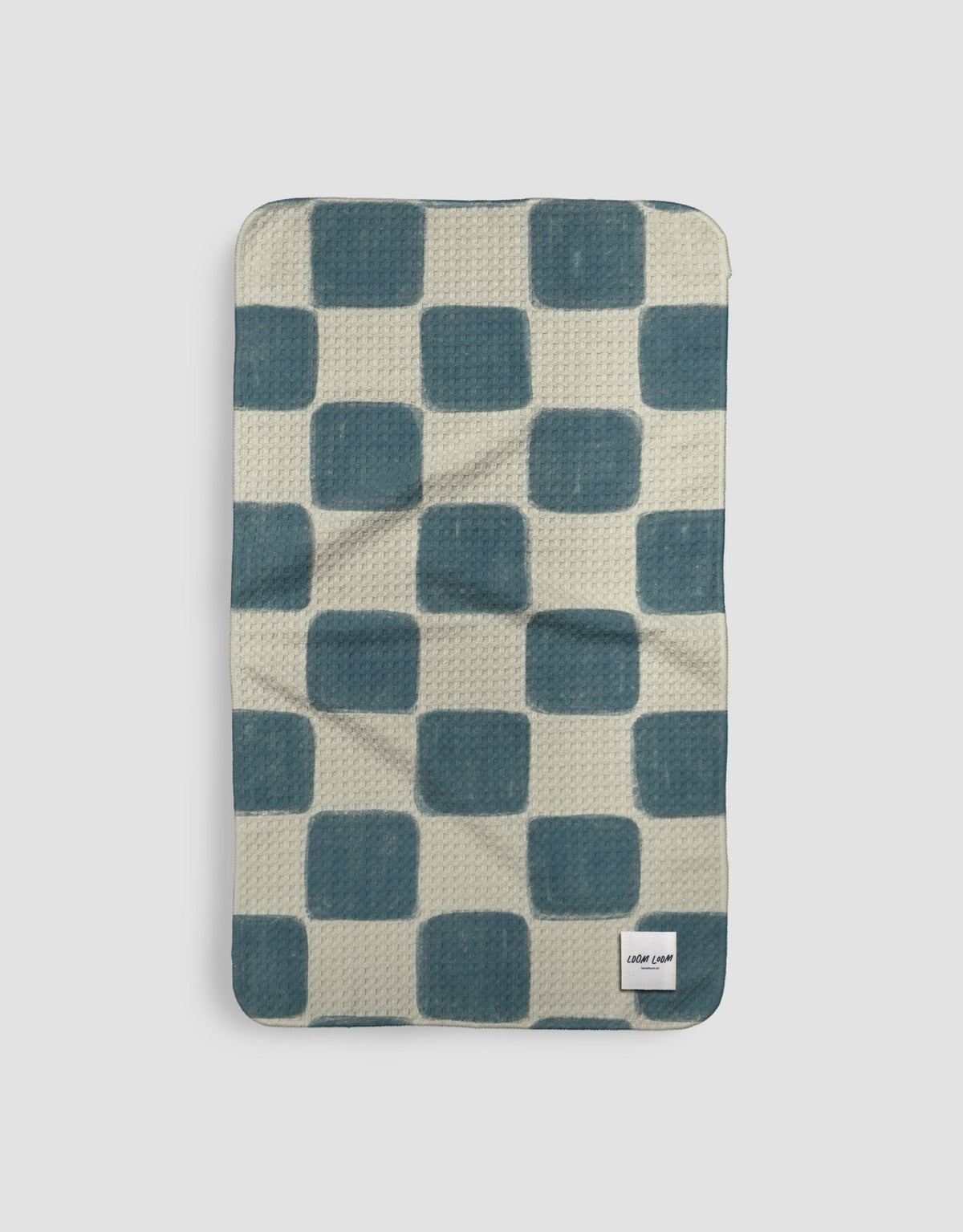 Navy Round Checkerboard - Loom Loom