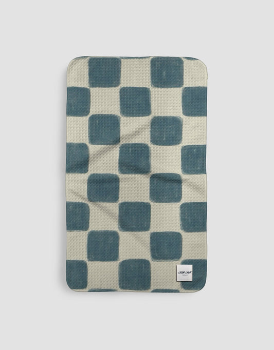 Navy Round Checkerboard - Loom Loom