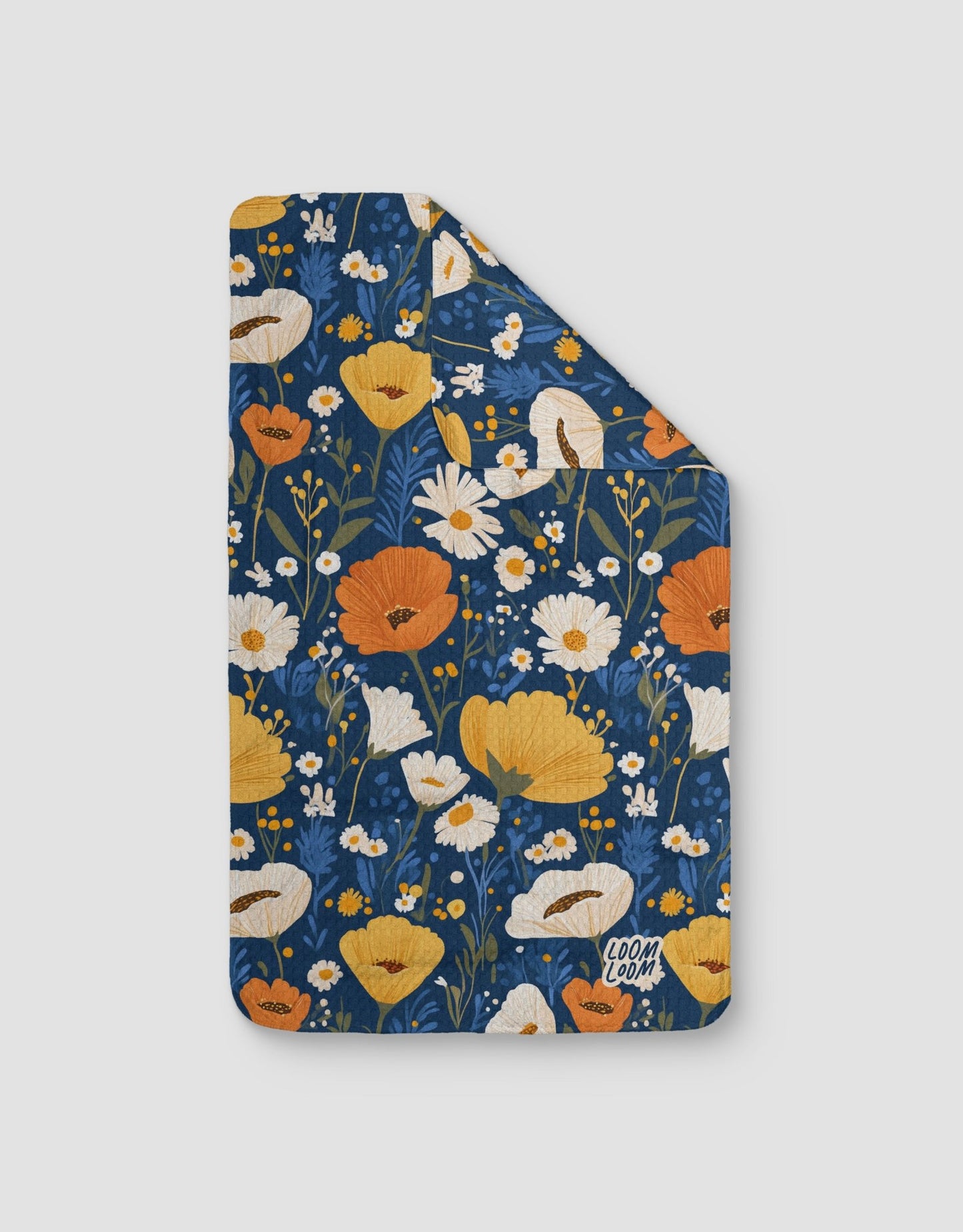 Navy Wildflowers - Loom Loom