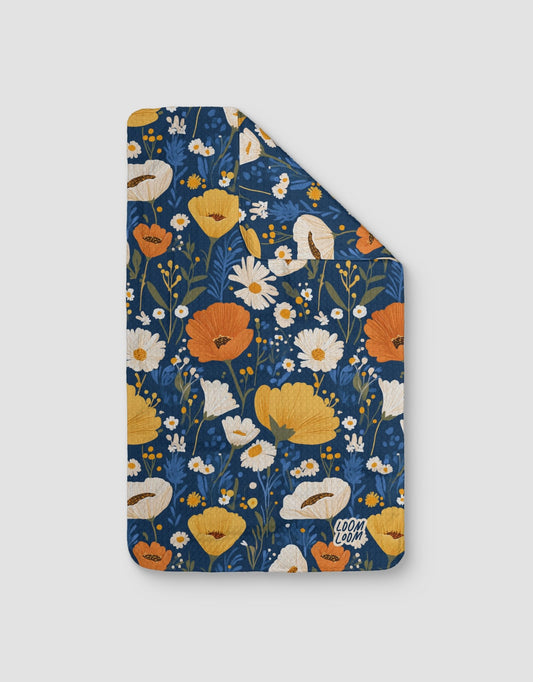 Navy Wildflowers - Loom Loom