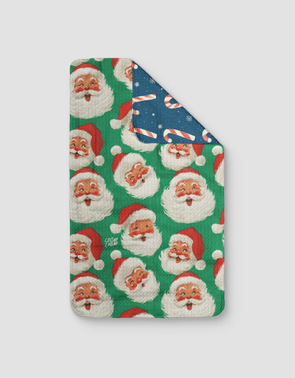Santa Wrapping Canes Reversible