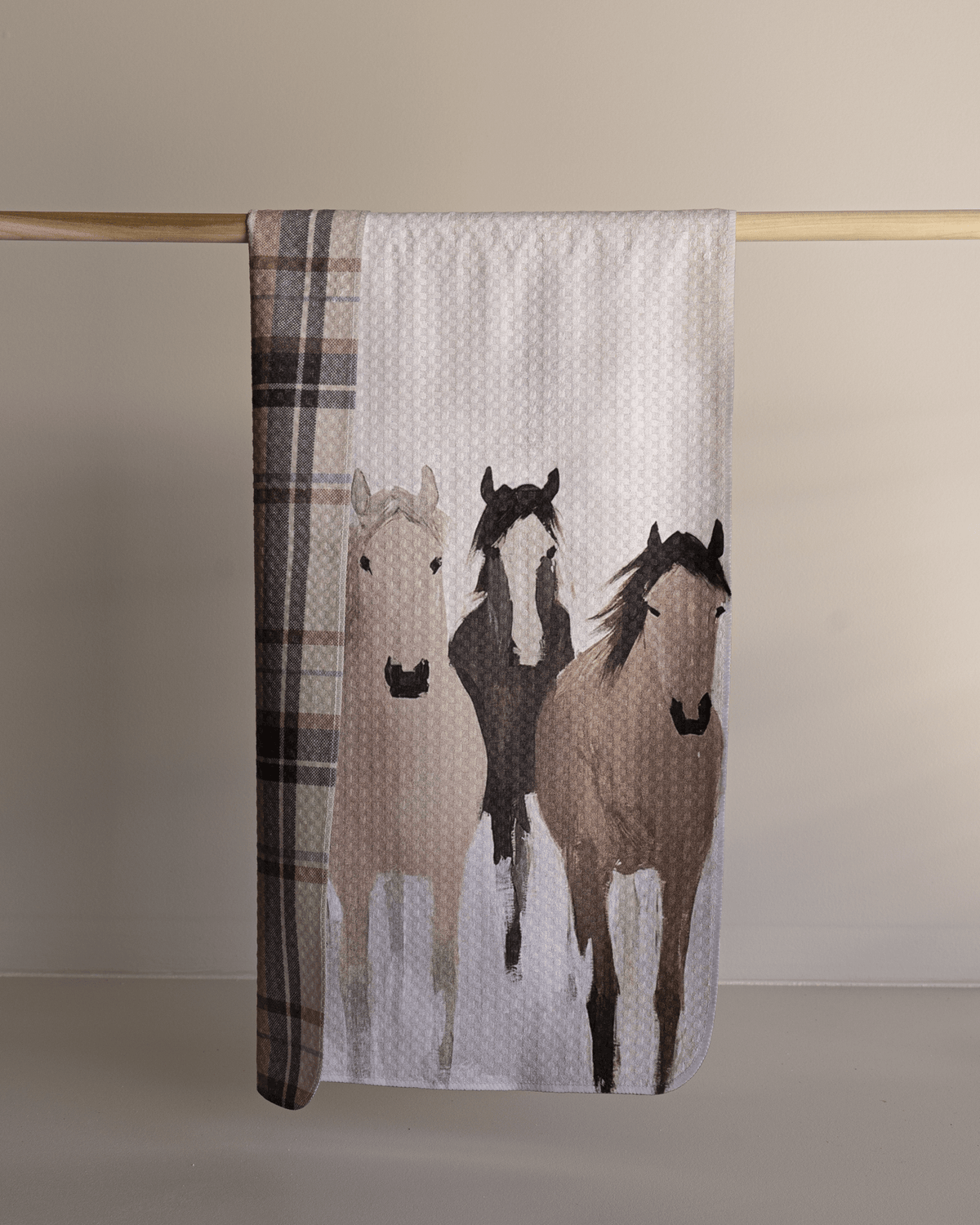 Oil Painted Horses Reversible - Loom Loom
