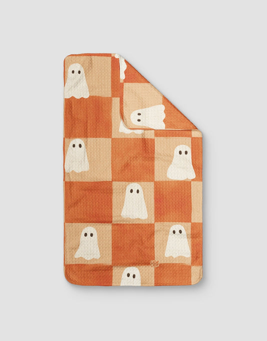 Orange Ghost Checkers - Loom Loom
