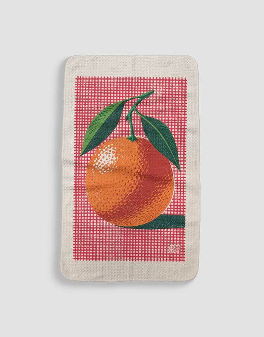 Orange On Grid - Loom Loom
