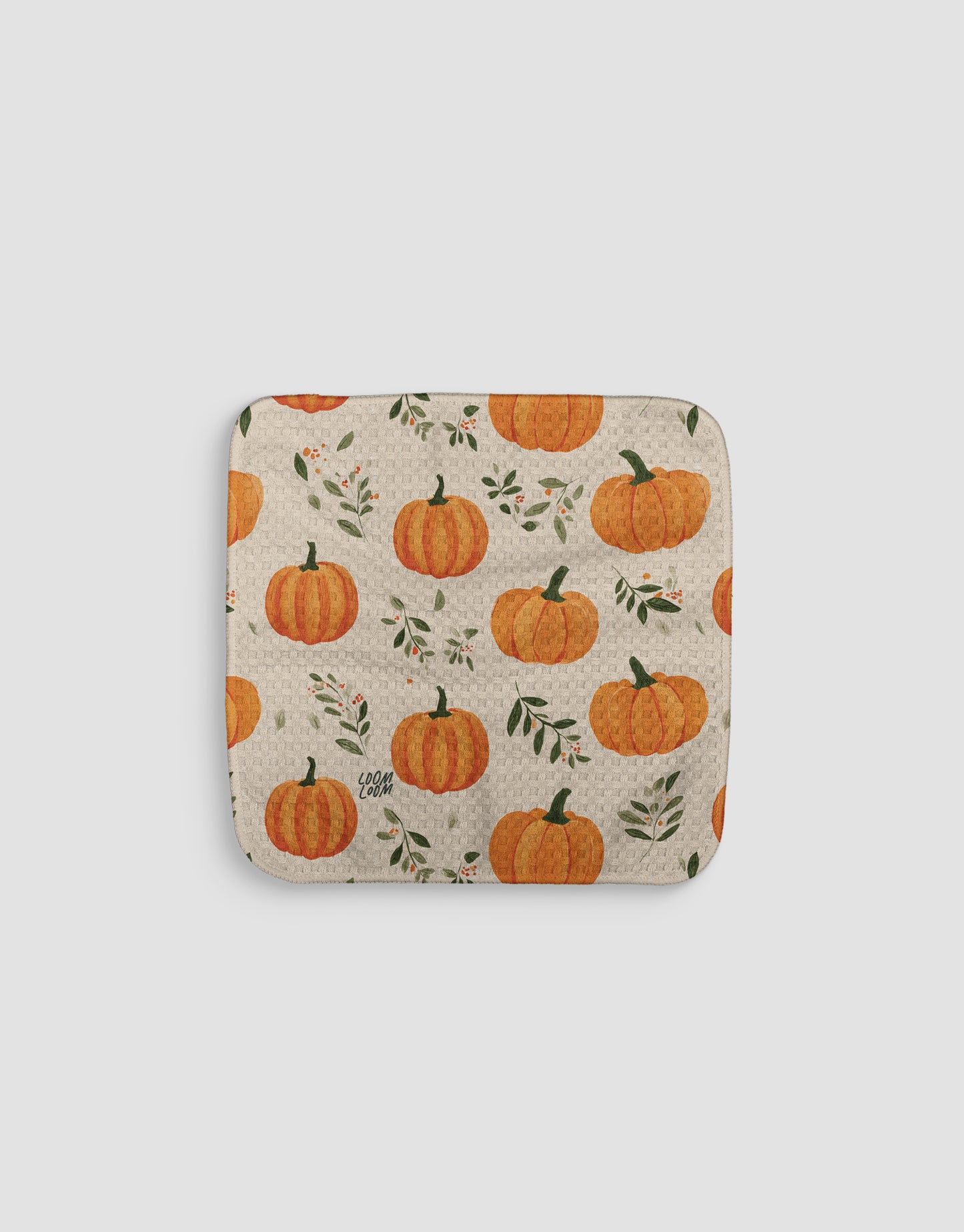 Painted Pumpkins Dishcloth