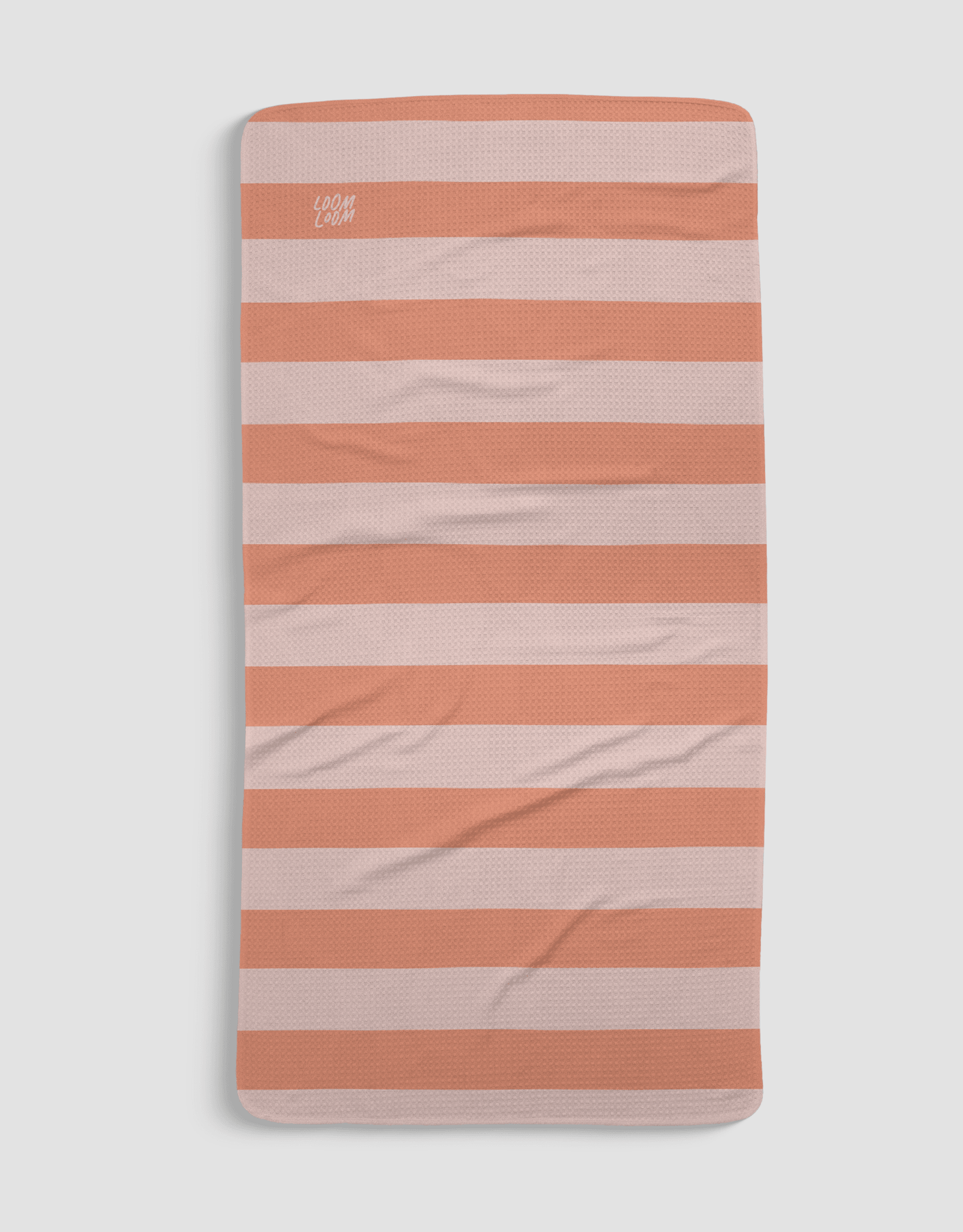Peach Cabana Bath Towel - Loom Loom