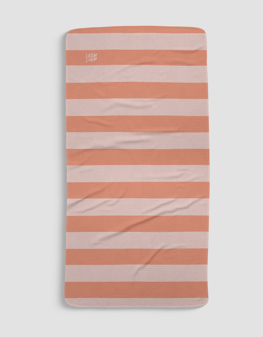 Peach Cabana Bath Towel