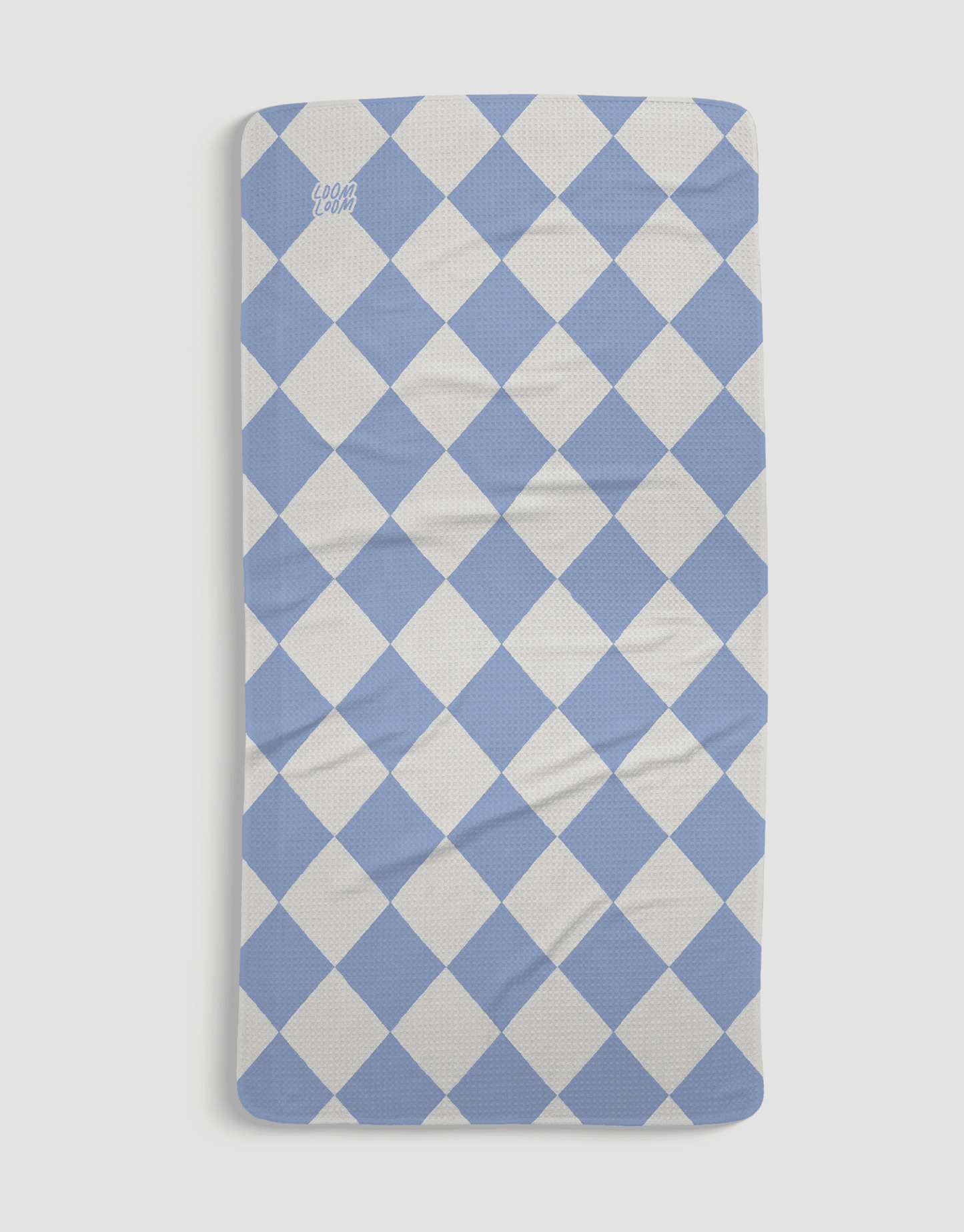 Periwinkle Diamond Bath Towel - Loom Loom