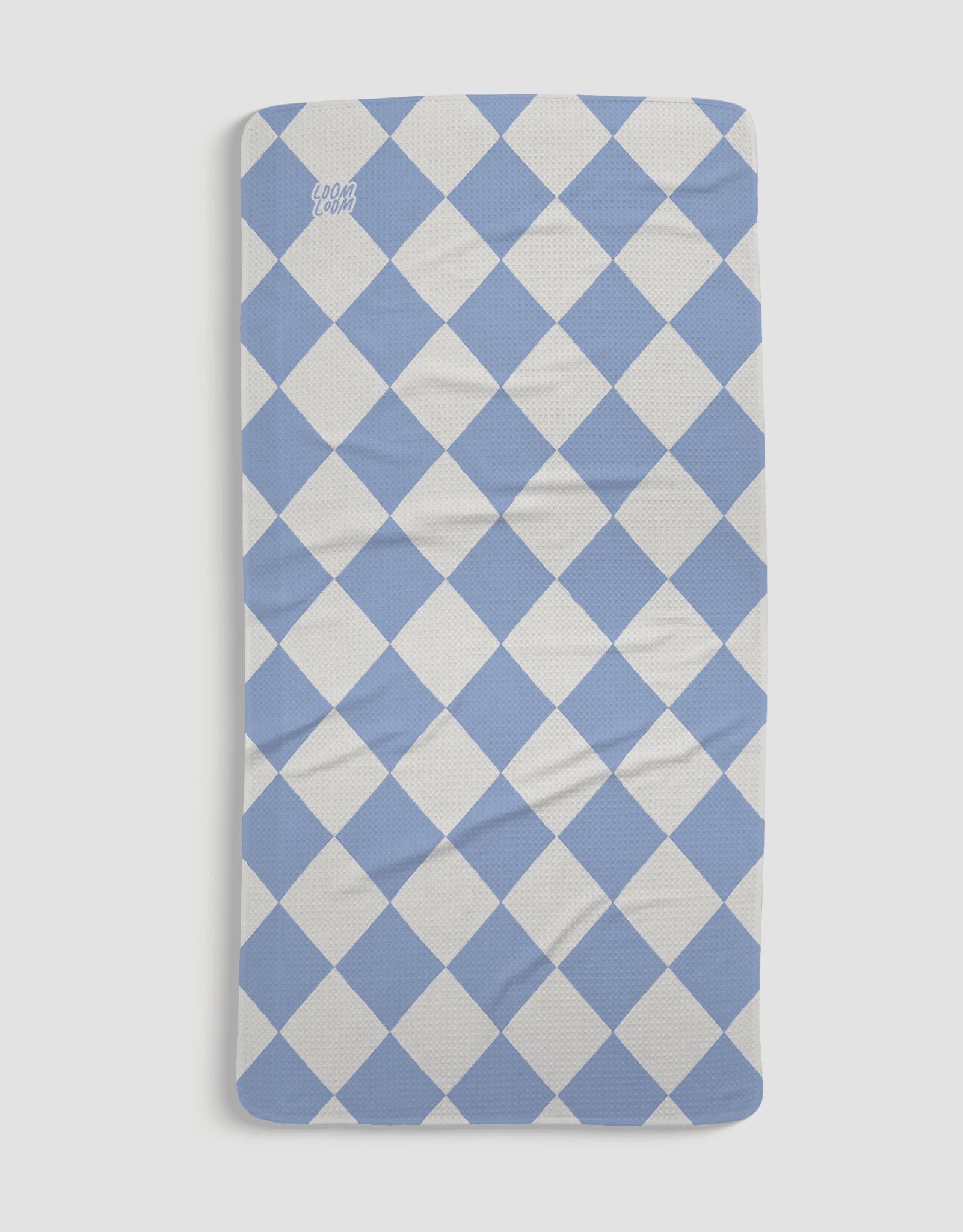 Periwinkle Diamond Bath Towel - Loom Loom