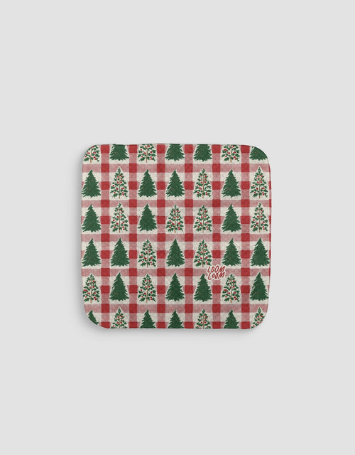 Pine Plaid Dishcloth