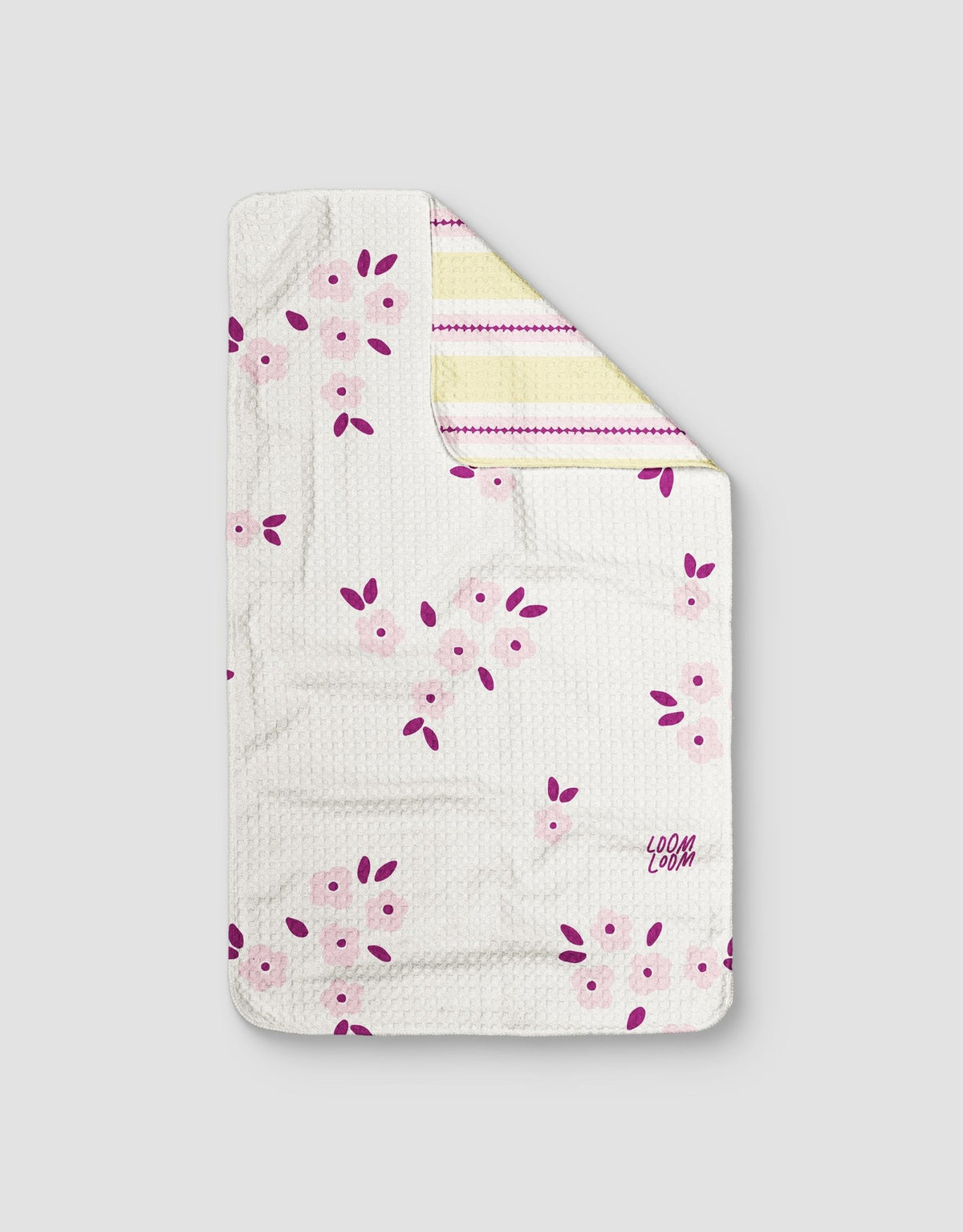 Pink Blooms Reversible - Loom Loom