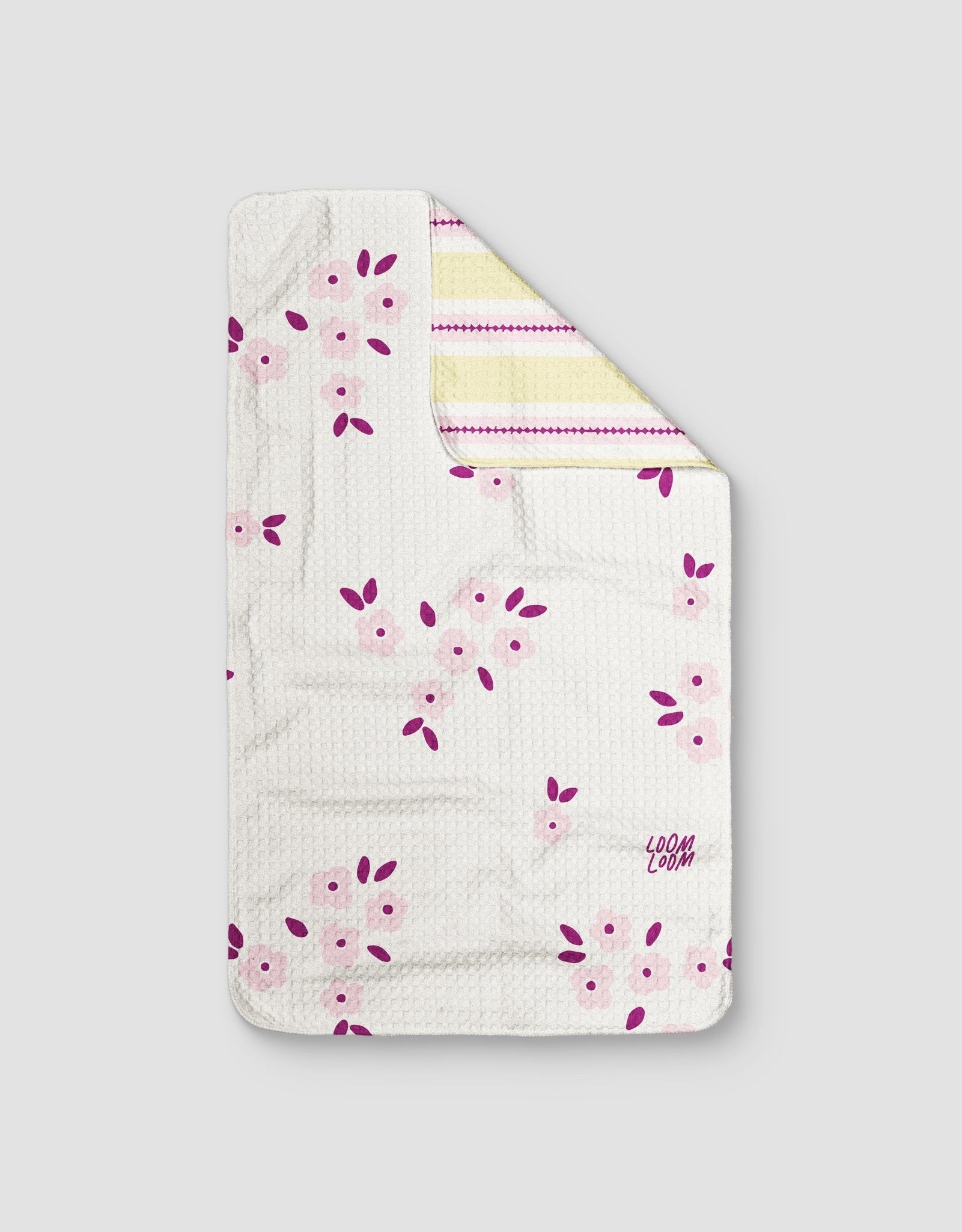 Pink Blooms Reversible - Loom Loom