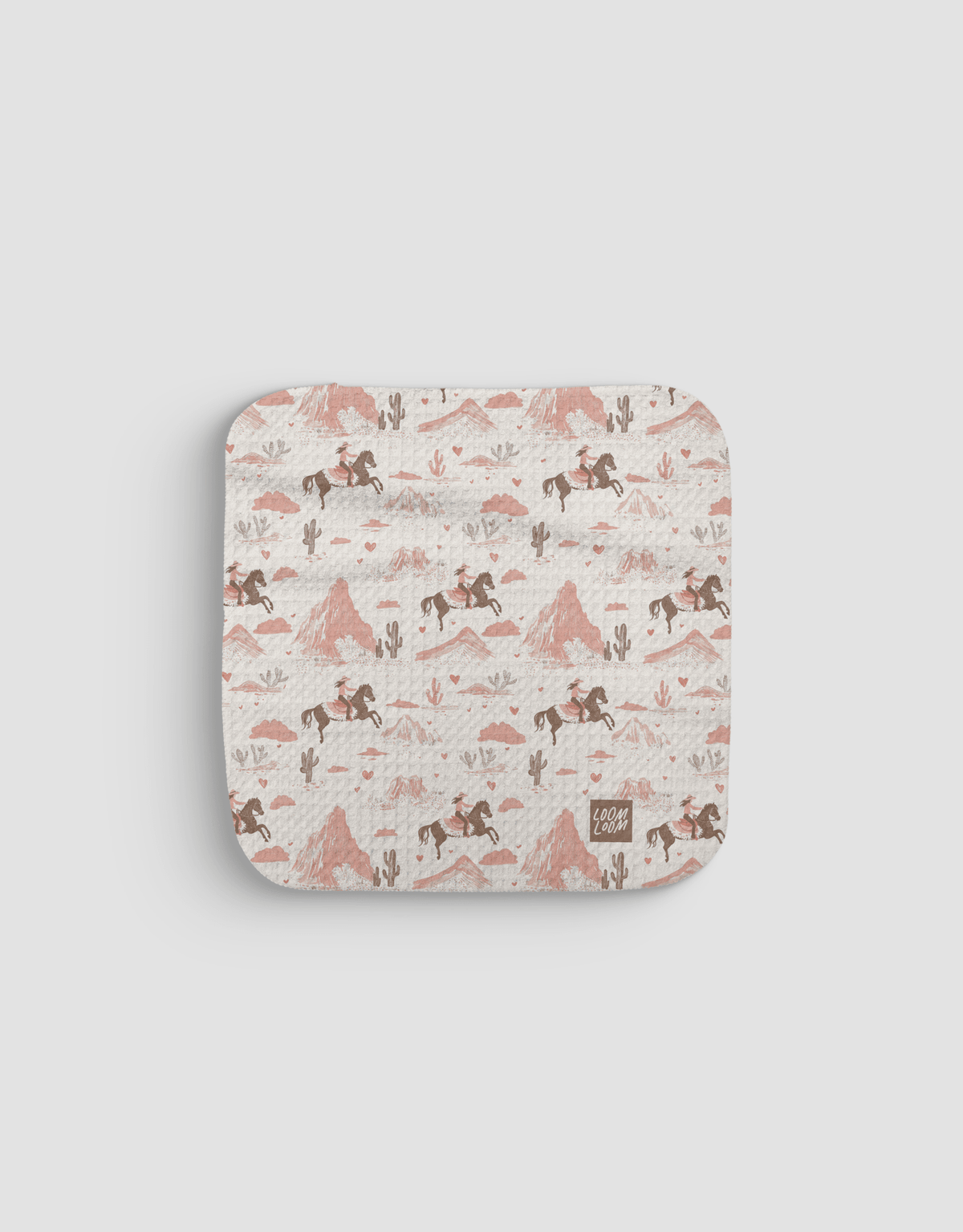 Pink Cowgirls Dishcloth - Loom Loom