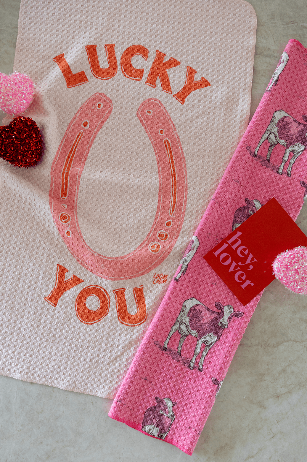 Pink Cows - Loom Loom