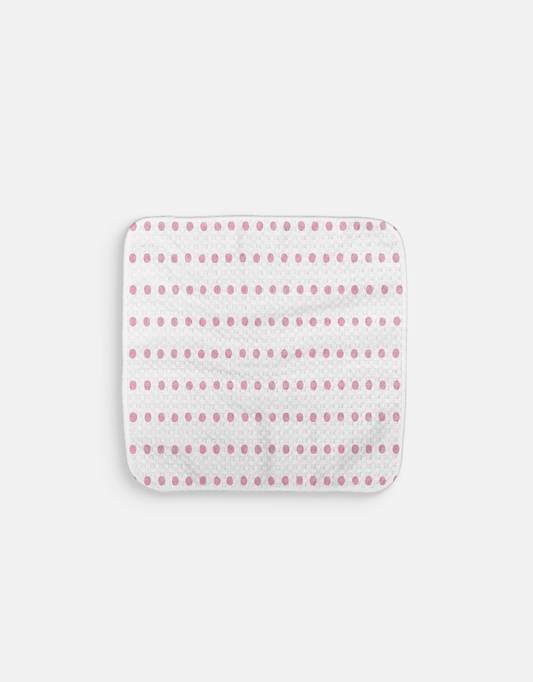 Pink Seed Stripe Dishcloth - Loom Loom