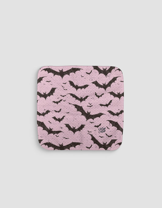 Pink Bats Dishcloth