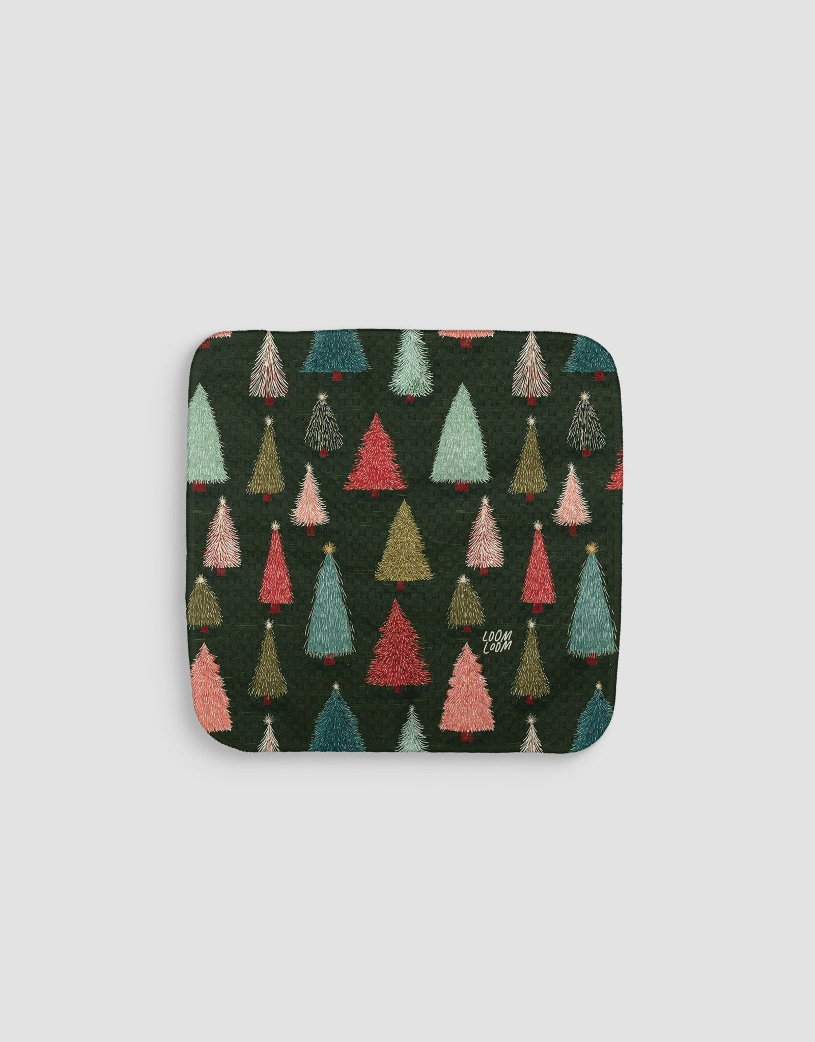 Pretty Pines Dishcloth - Loom Loom
