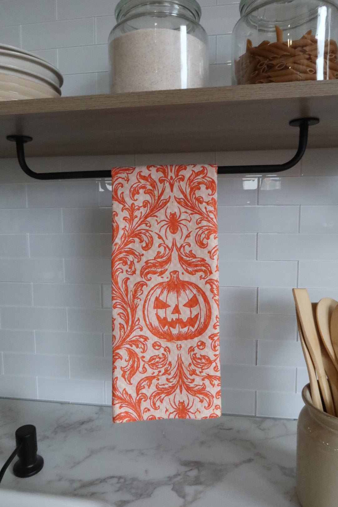 Pumpkin Damask - Loom Loom