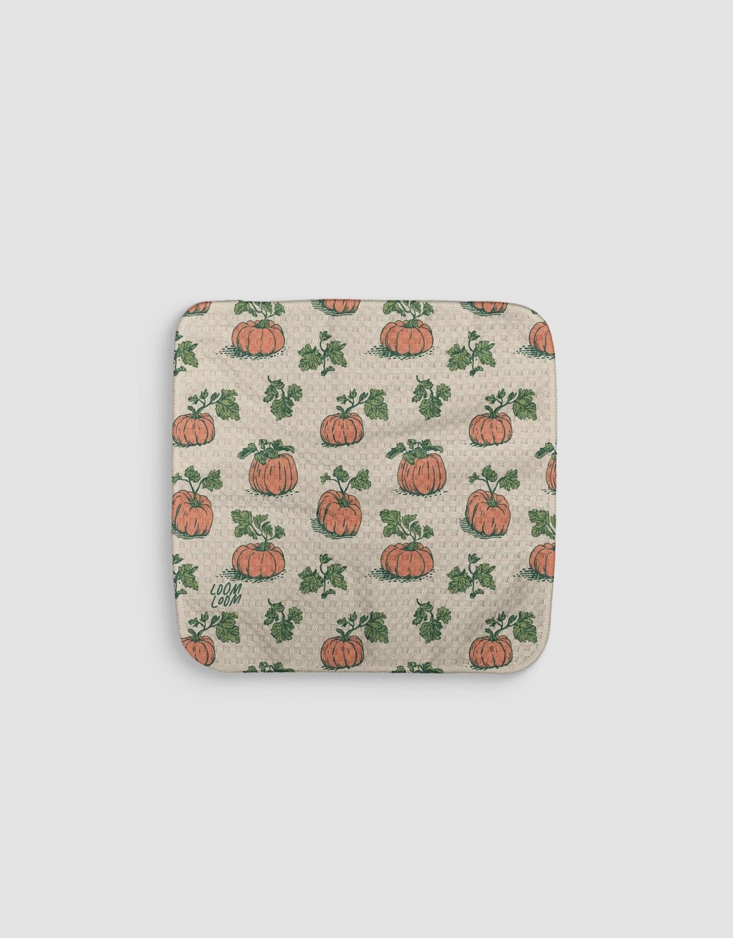 Pumpkin Patch Dishcloth - Loom Loom