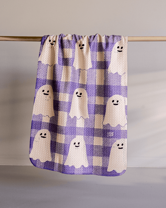 Purple Ghost Gingham - Loom Loom