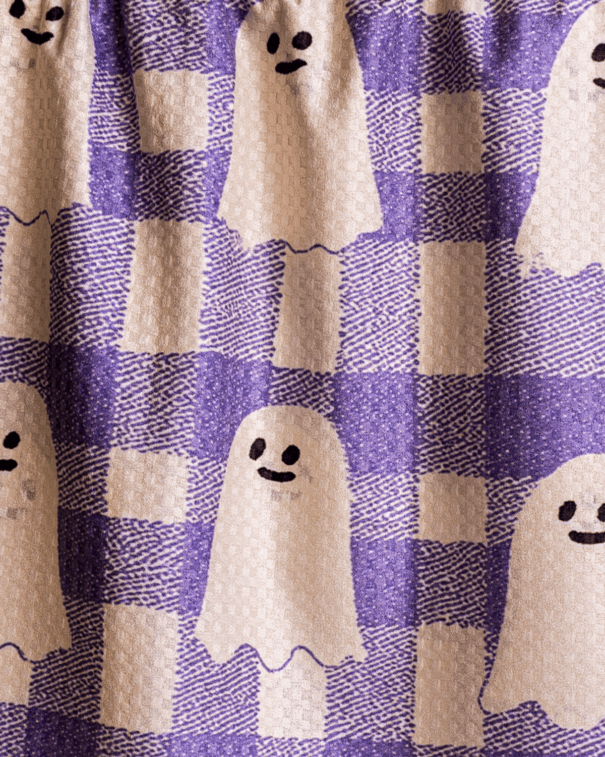 Purple Ghost Gingham - Loom Loom