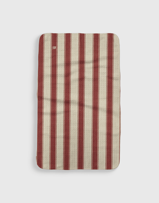Red Linen Stripe - Loom Loom