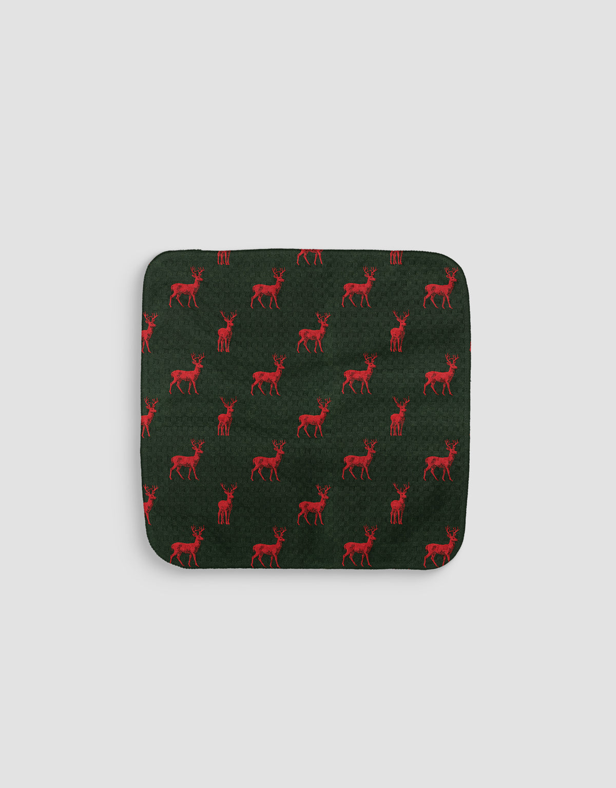 Red Reindeer Dishcloth